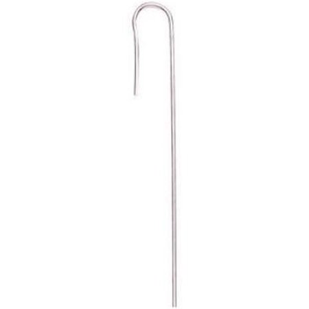 PIAZZA 8 in. Wire Hook Stakes, Silver, 25PK PI155210